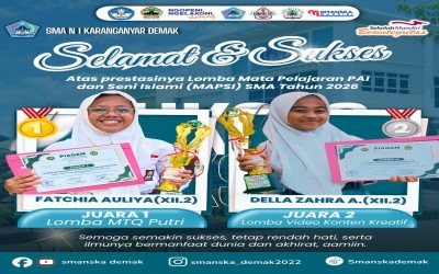 PRESTASI GEMILANG: SELAMAT & SUKSES!