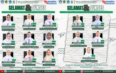 GENERASI GEMILANG SMA NEGERI 1 KARANGANYAR MENEMBUS KAMPUS IMPIAN!